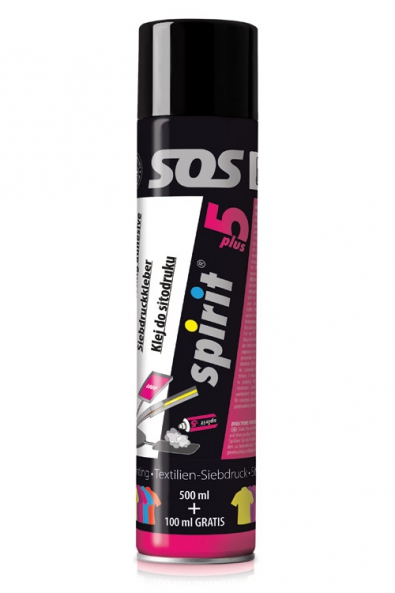  SCREEN PRINTING TEMPORARY ADHESIVE SPIRIT 5 PLUS