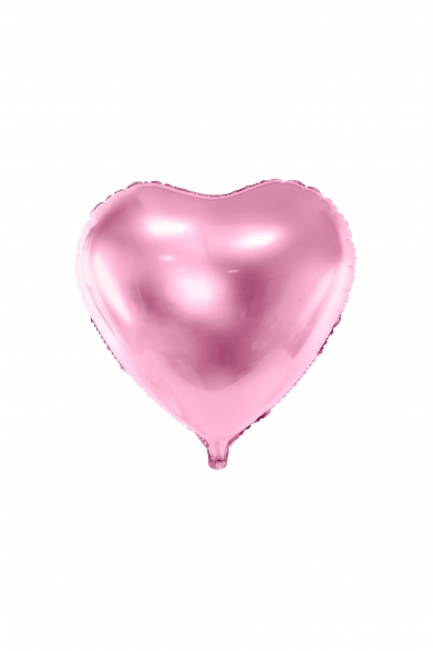 Foil Balloon Heart, 45cm, light pink