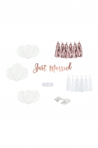 Car decoration kit - Just Married