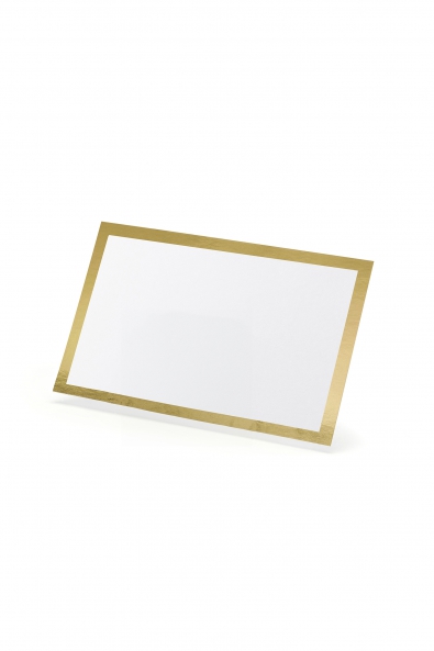 Tischkarten - Rahmen, gold, 9,5x5,5cm