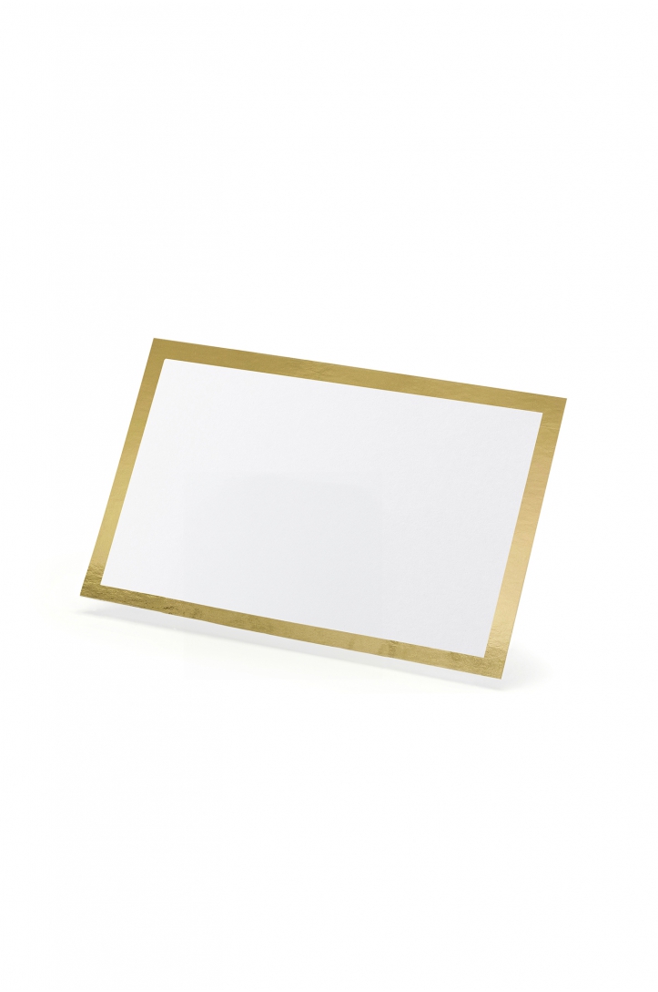 Tischkarten - Rahmen, gold, 9,5x5,5cm