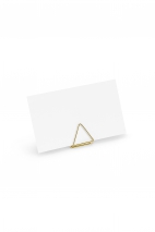 Tischkarten-Ständer Dreiecke, gold, 2,3cm