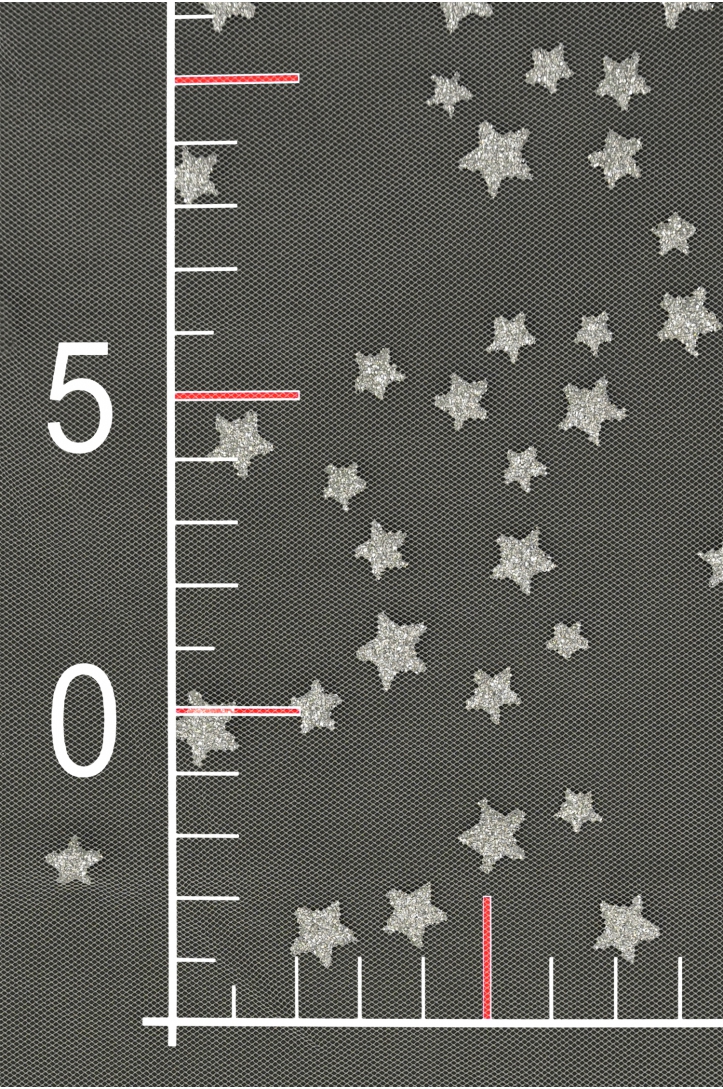 TULLE WITH STARS T2943