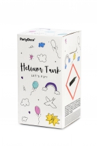 Helium tank, mint, 30 balloons