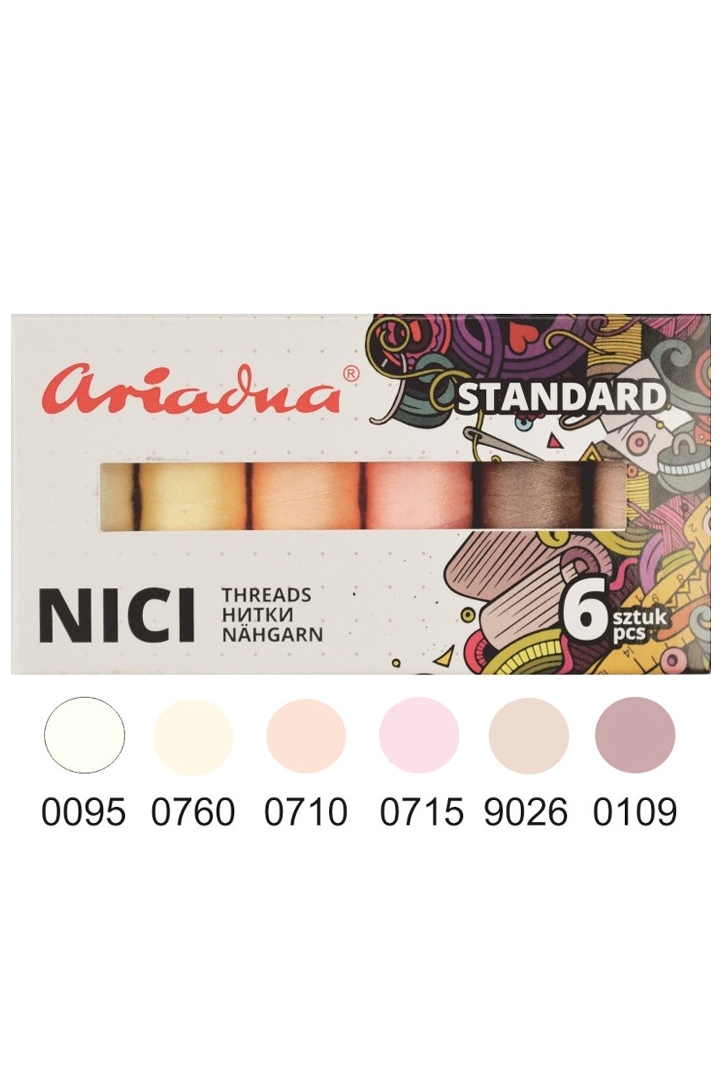 Nude Thread Set Talia 120/200m 6 Colors