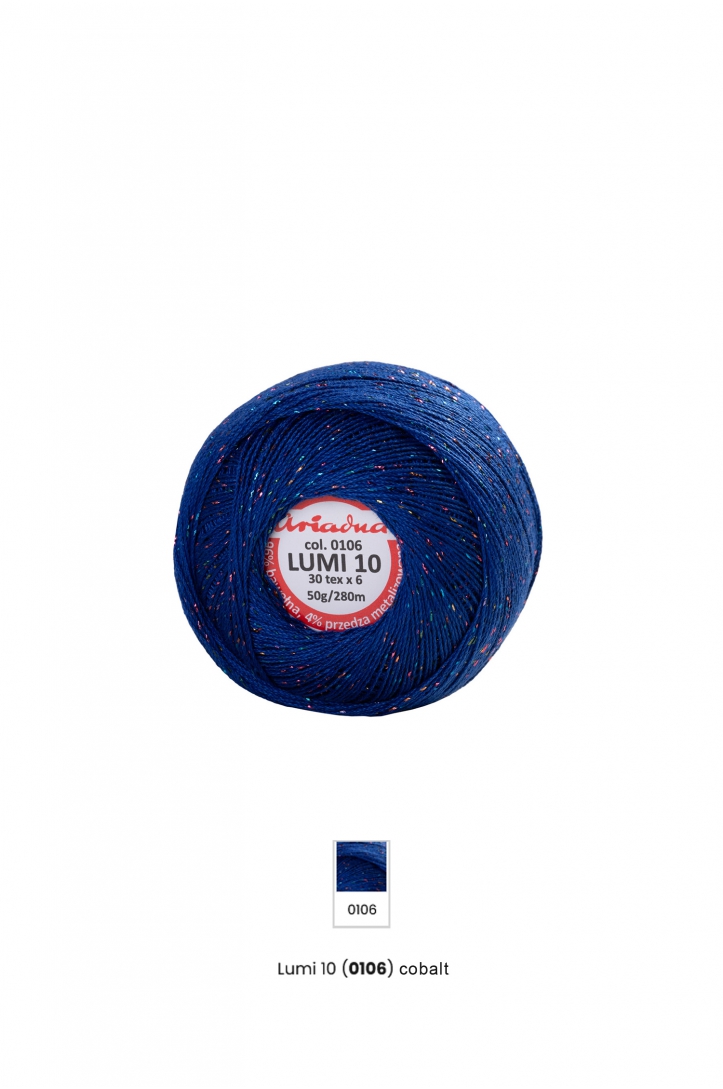 Lumi Metallic Crochet Thread 10, 50g, 280m