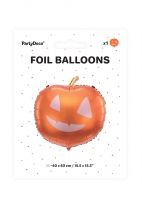 Foil balloon Pumpkin, 40x40cm, mix