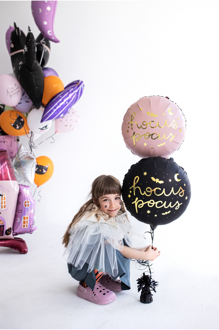 Foil balloon Hocus Pocus, 45 cm, black