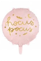 Foil balloon Hocus Pocus, 45 cm, pink