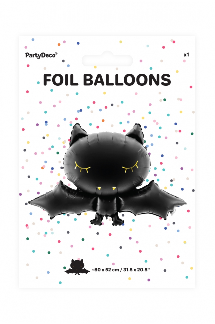 Foil Balloon Bat, 80x52cm