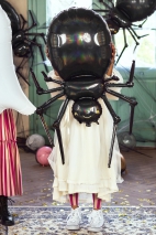 Foil balloon Spider, 60x101cm, black