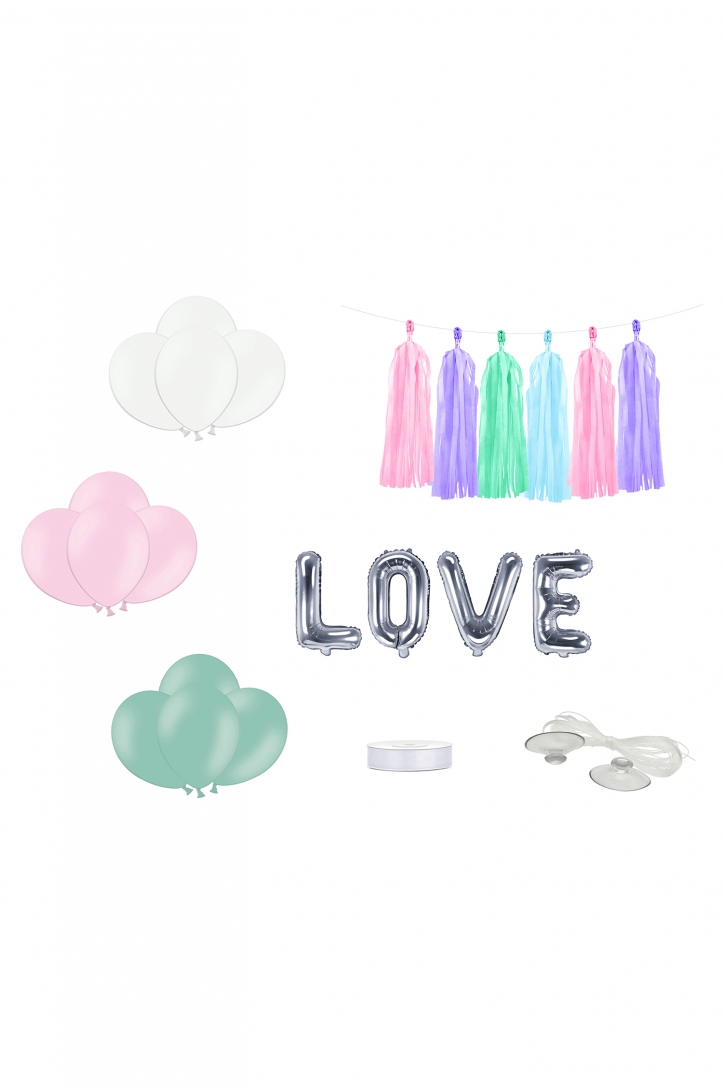 Car decoration kit - Love, mix