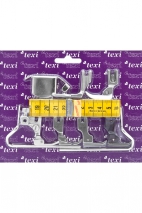 Set of the most necessary sewing feet and accessories for lockstitch machines with bottom feed