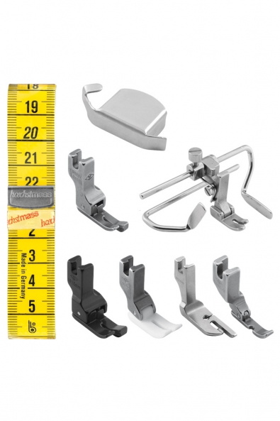  Set of the most necessary sewing feet and accessories for lockstitch machines with bottom feed