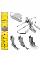 Set of the most necessary sewing feet and accessories for lockstitch machines with needle feed