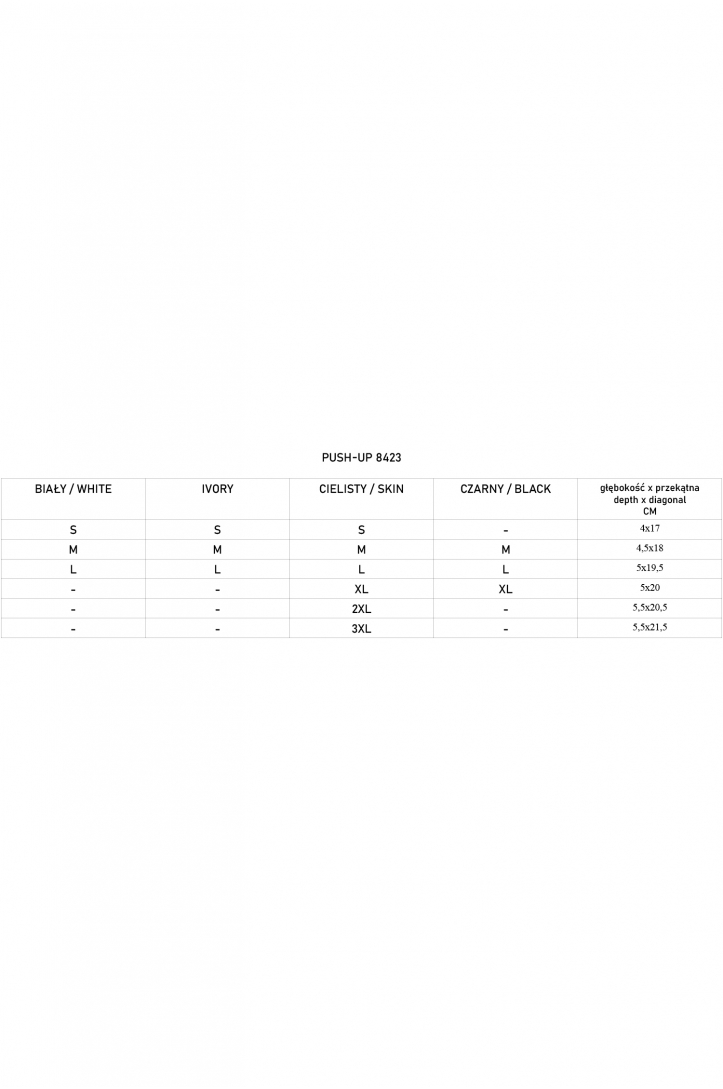 WKŁADKA PUSH UP 8423 S/70