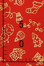 CHRISTMAS PATTERN TULLE TF257