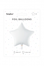 BALON FOLIOWY PASTELOWY GWIAZDKA 48 CM