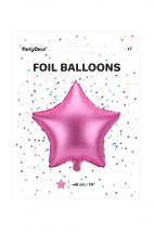 FOIL BALLOON STAR 48 CM, PINK