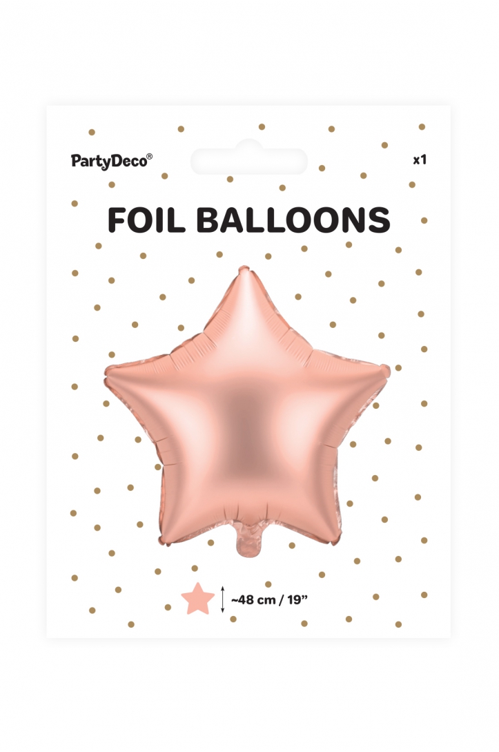 FOIL BALLOON STAR 48 CM, PINK