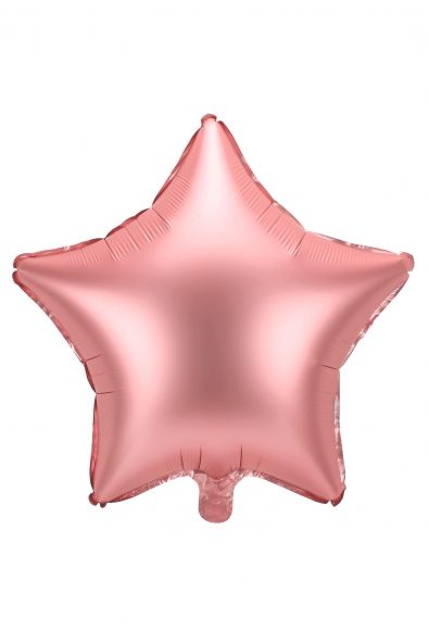 FOIL BALLOON STAR 48 CM, ROSE GOLD