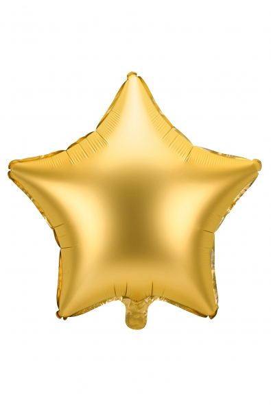 FOIL BALLOON STAR 48 CM, GOLD