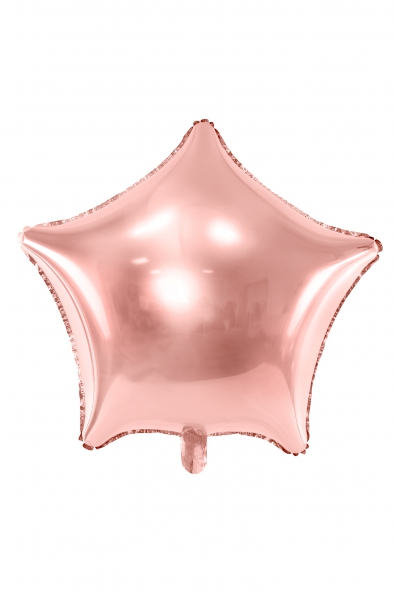  FOIL BALLOON METALLIC STAR 48 CM, ROSE GOLD