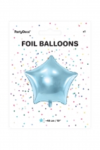 FOIL BALLOON METALLIC STAR 48 CM, ROSE GOLD