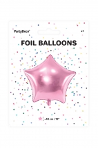 FOIL BALLOON METALLIC STAR 48 CM, ROSE GOLD