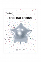 FOIL BALLOON METALLIC STAR 48 CM, ROSE GOLD