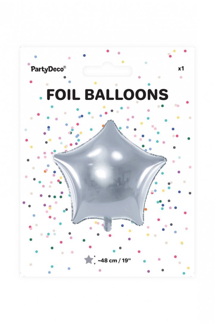 FOIL BALLOON METALLIC STAR 48 CM, ROSE GOLD