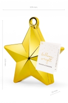 GOLD STAR BALLOON WEIGHT