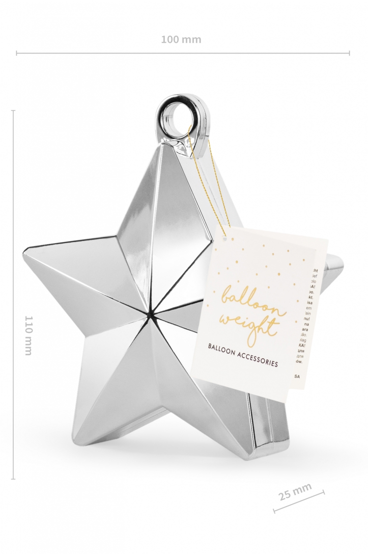 GOLD STAR BALLOON WEIGHT