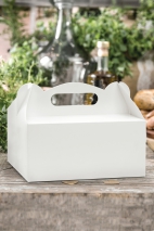 WHITE CAKE BOXES SET OF 10 PIECES