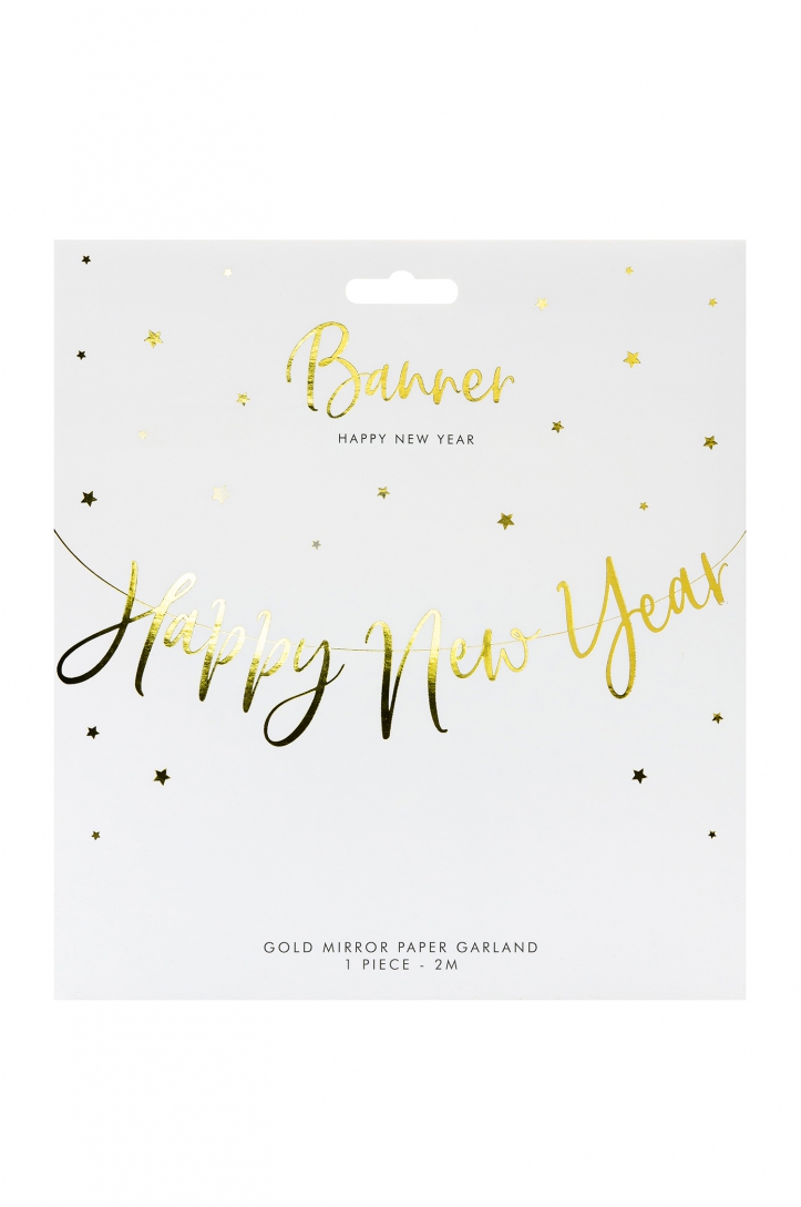 BANER HAPPY NEW YEAR 66x18cm