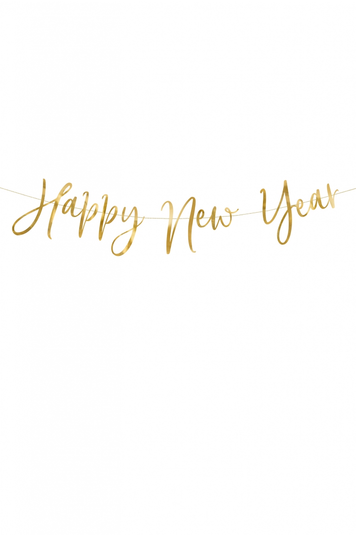 BANER HAPPY NEW YEAR 66x18cm