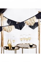 TISSUE AND FOIL FRINGE GARLAND