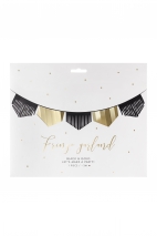 TISSUE AND FOIL FRINGE GARLAND