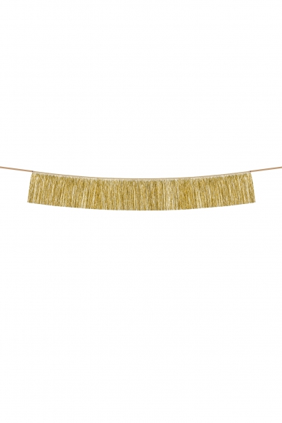 FRINGE GARLAND GOLD