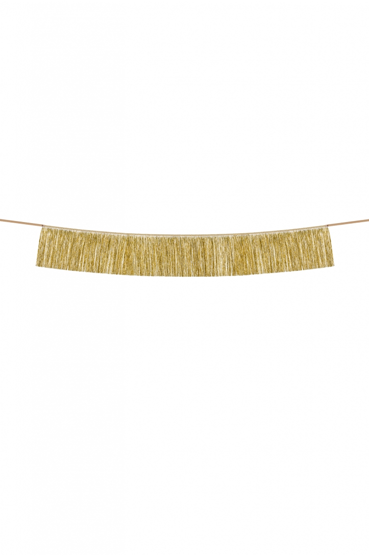 FRINGE GARLAND GOLD