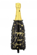 BOTTLE-SHAPED FOIL BALLOON HAPPY NEW YEAR