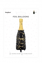 BOTTLE-SHAPED FOIL BALLOON HAPPY NEW YEAR