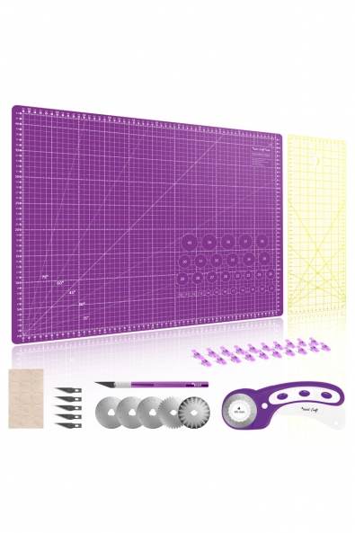  Cutting and slicing kit, size 60 x 45 cm Purple